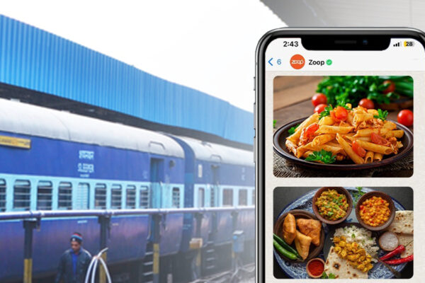 Online Food Order on Train