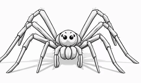 Sketch:B5mkfs1u4o0= Spider Drawing