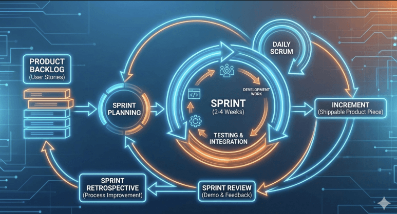 Agile & Scrum Frameworks: Mastering the Roles of the Product Owner, Scrum Master, and Delivery Team in Iterative Development Environments