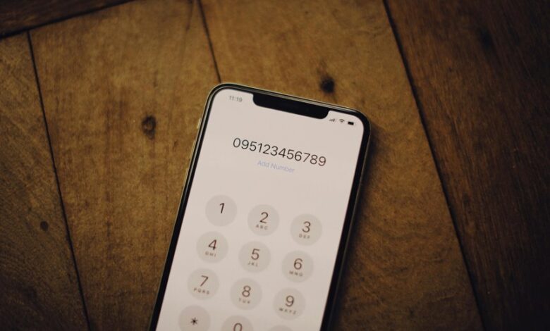 phone numbers for web domain analysis