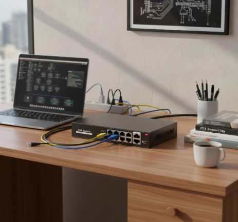 Why a PoE managed switch is a better solution for smart factories than more cables